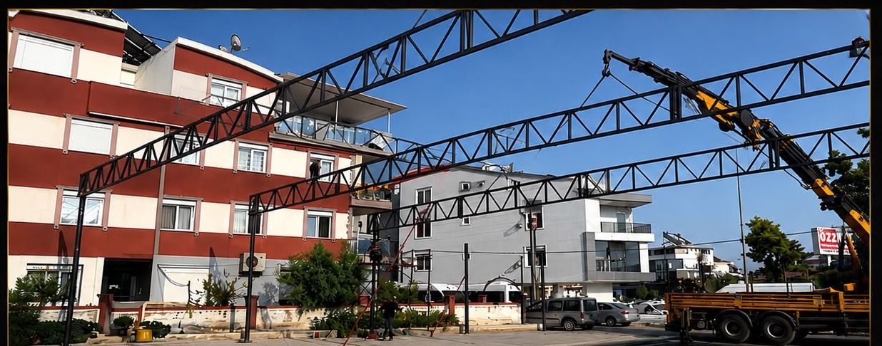 Balıklar Çelik Bina Yapımı ve Yan Çatı İmalatı